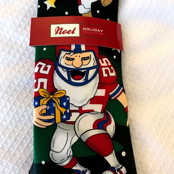 Christmas Football Tie NWT New Reindeer - Picture 2 of 6